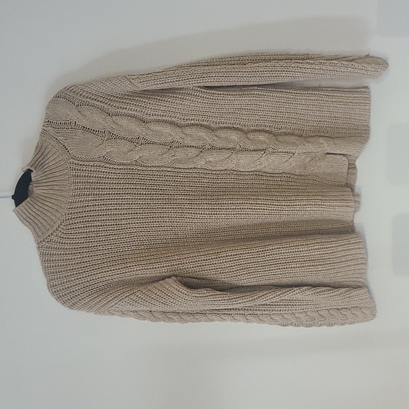 Beige Knit Sweater - Picture 1 of 3
